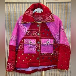 French Patchwork Bandana Jacket - from the famous St. Tropez market